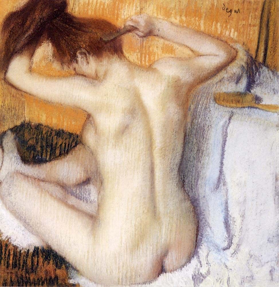 Edgar Degas Woman Combing Her Hair